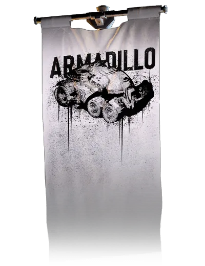 Armadillo, banner