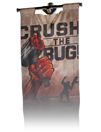 Crush the Bug Banner
