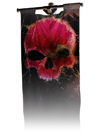 Bloody Skull, banner