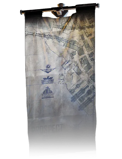 Prospect Bay Map, banner