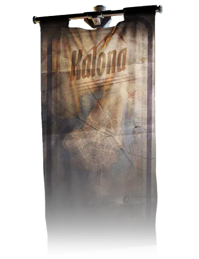 Kalona Map, banner