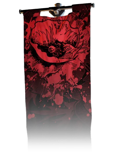 Never Fight Alone Poppy, banner