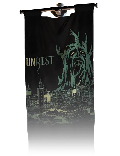 Unrest, banner