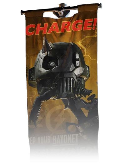 Charge, banner