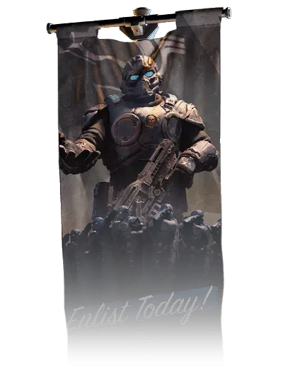 Enlist Today, banner