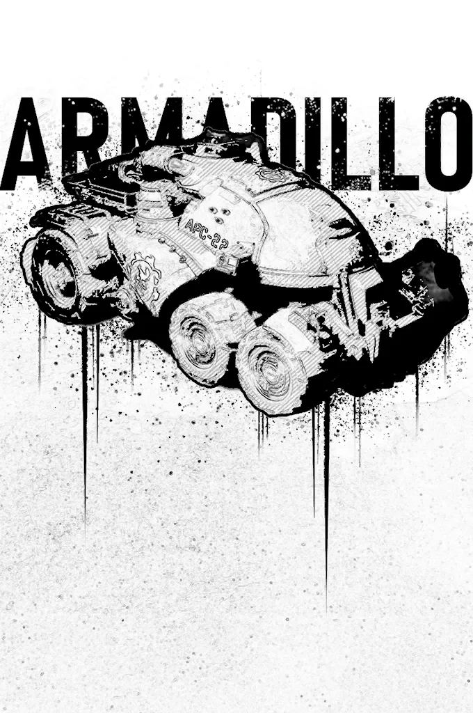 Armadillo Sketch (Large), emblem