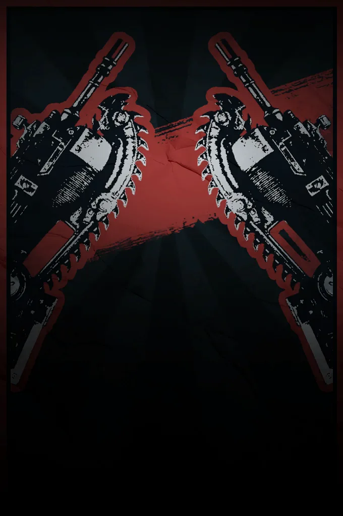 Chainsaws Up (Large), emblem