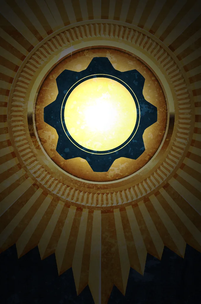 Decorative COG (Large), emblem