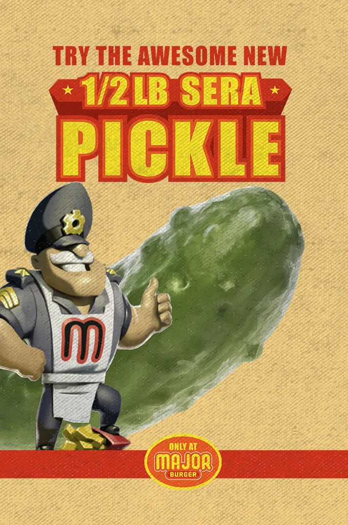 1/2 Pound Sera Pickle (Large), emblem