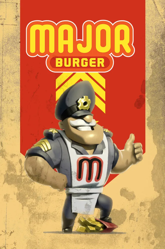 Major Burger (Large), emblem