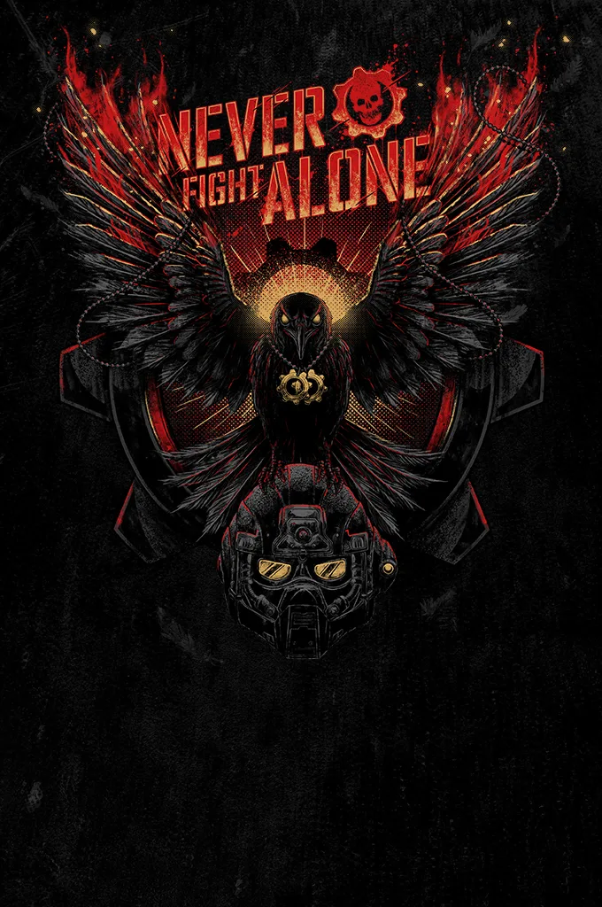 Never Fight Alone 2025 (Large), emblem