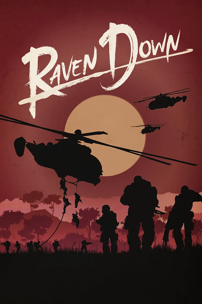 Raven Down Movie Poster (Large), emblem
