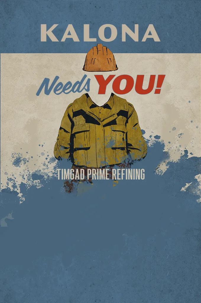 Kalona Needs You (Large), emblem