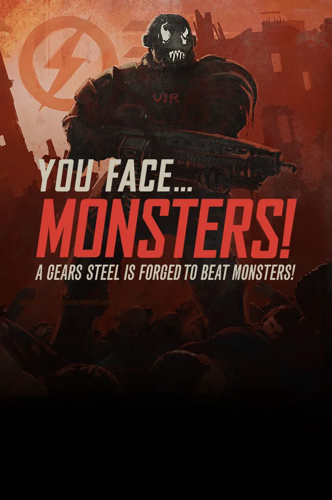 You Face Monsters (Large), emblem