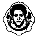 Captain Grey head icon, portrait