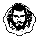 Exfil Dom head icon, portrait