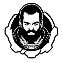 Colonel Trench head icon, portrait