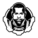 Hank Rustin Armored head icon, portrait