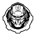 Female Infantry Gear head icon, portrait