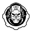 Male Infantry Gear head icon, portrait