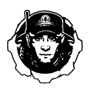 Bravo Squad Lucas head icon, portrait