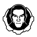 Emergence Lucas head icon, portrait