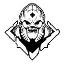 Elite Drone head icon, portrait