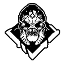 Scorched Drone head icon, portrait
