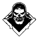 Locust Rusher head icon, portrait