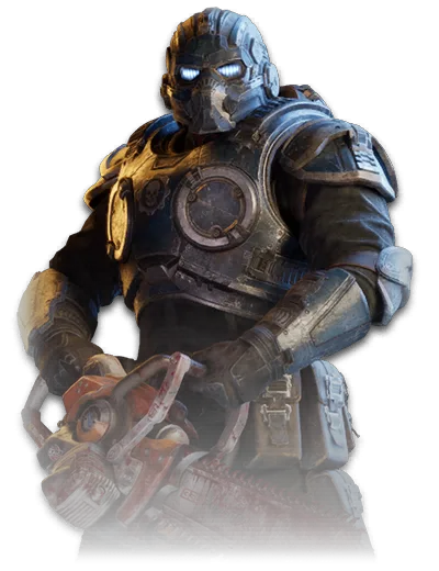 Chainsaw Flex, pose
