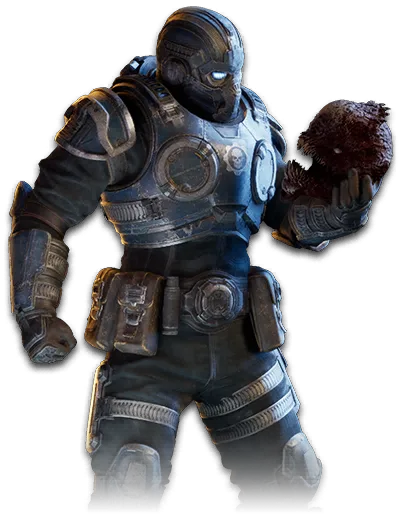 Skull Crusher, pose