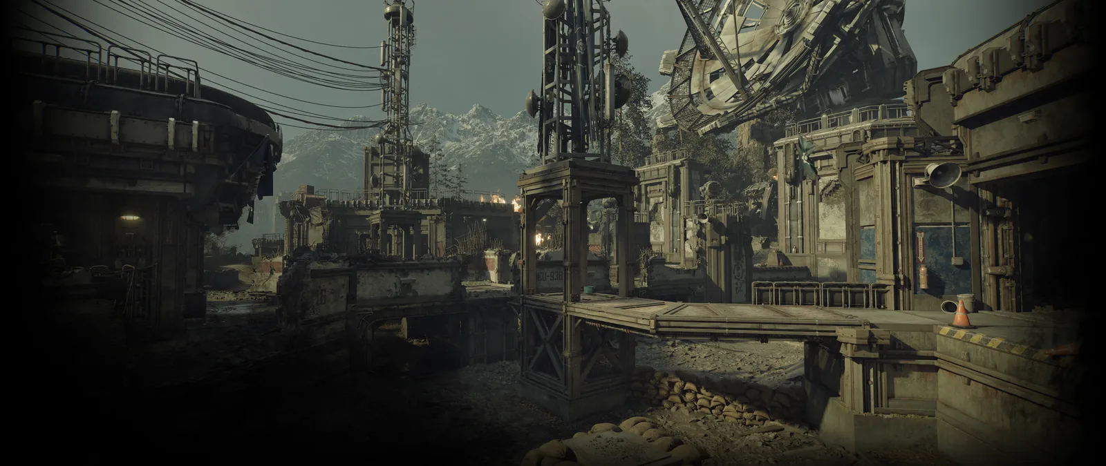 Outpost, the game's loading screen art
