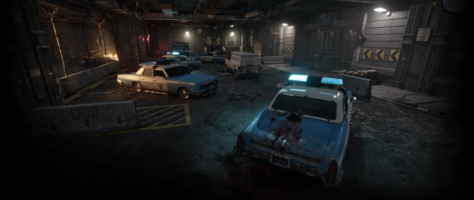 Precinct, the game's loading screen art