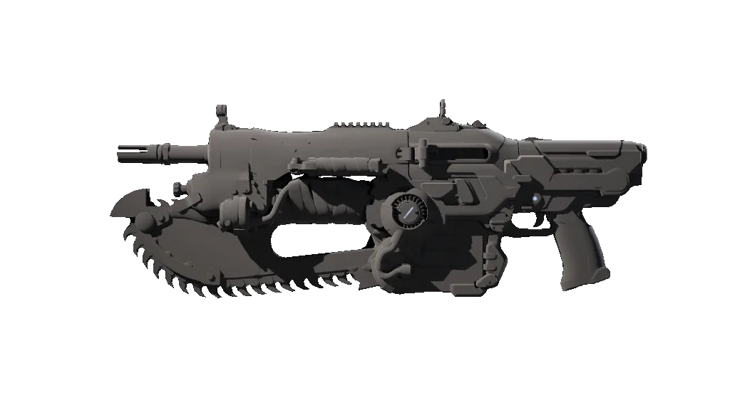 Cardboard Prototype Lancer, weapon skin