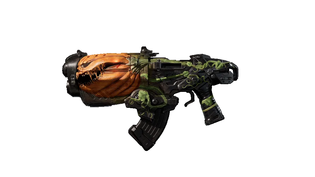 Pumpkin's Grin Hammerburst, weapon skin