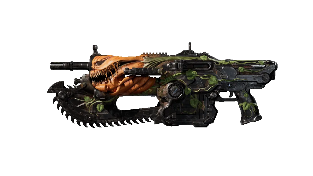 Pumpkin's Grin Prototype Lancer, weapon skin