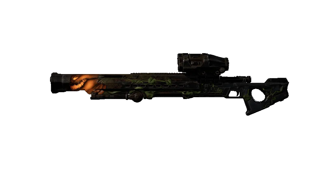 Pumpkin's Grin Longshot, weapon skin